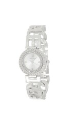 True Religion True Religion Watch Round Case with Crystals Logo Stainless Steel Bracelet