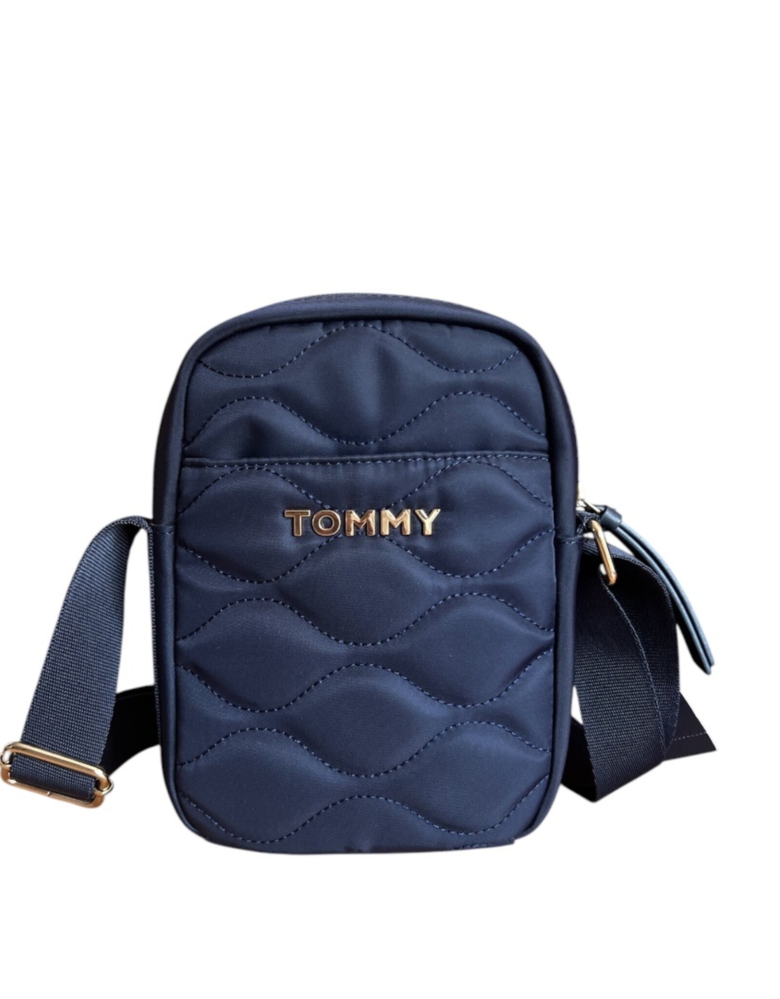 Tommy Hilfiger Tommy Hilfiger Phone Crossbody Nylon Top Zip Front Pocket