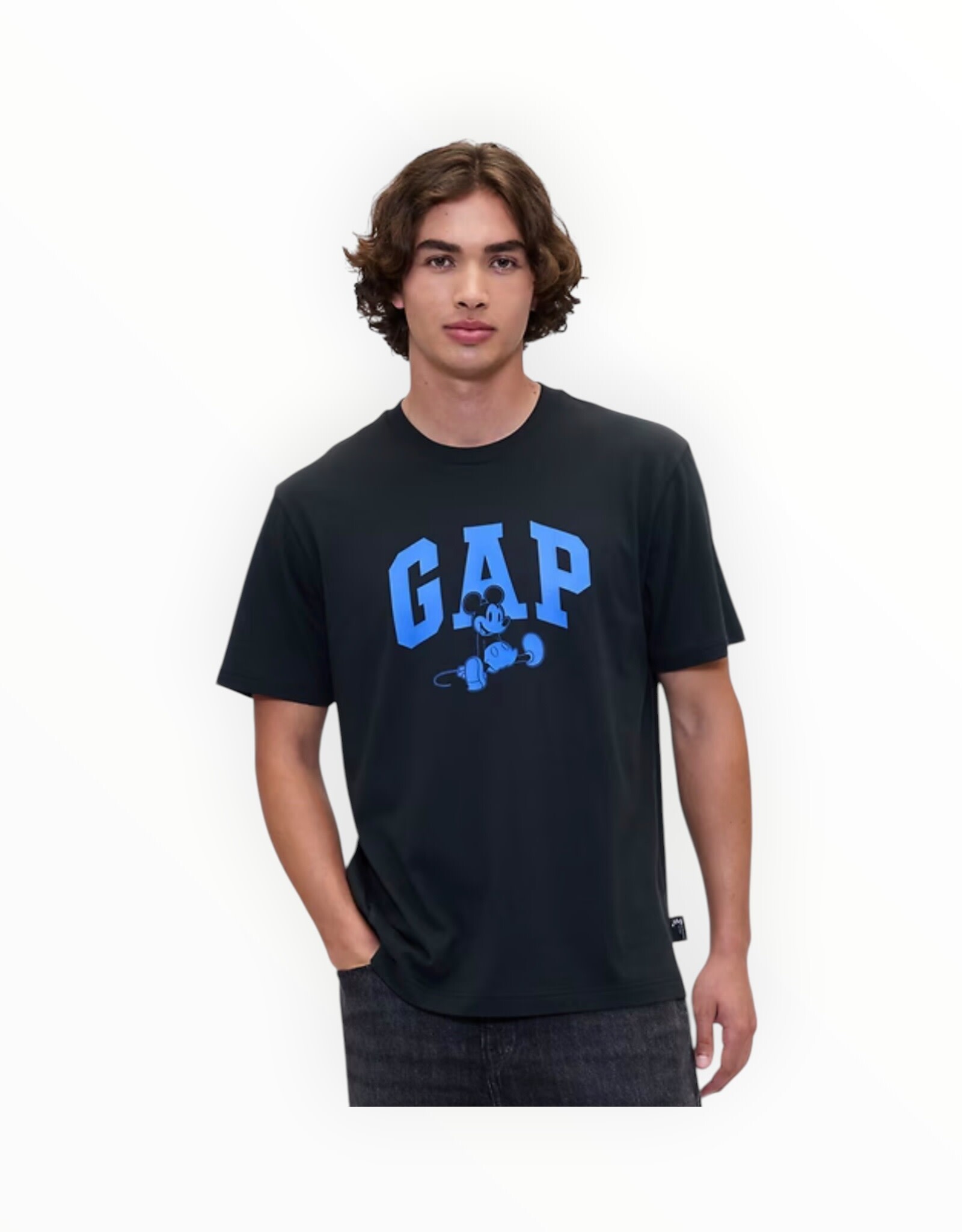 Gap Gap + Disney Mickey Mouse Everyday Soft Relaxed Logo T-Shirt
