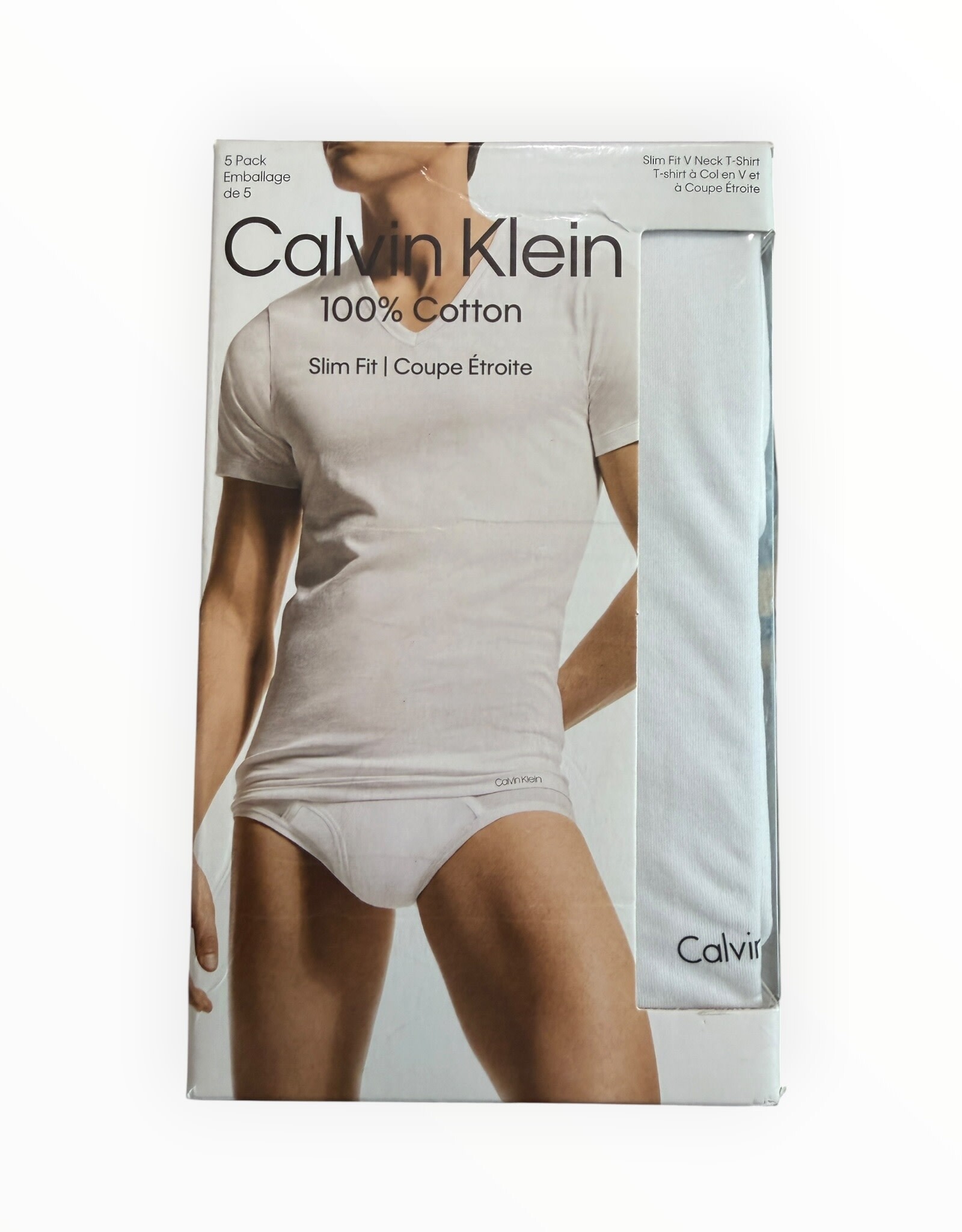 Calvin Klein Calvin Klein V-Neck T-Shirt 5-Pack Slim Fit 100% Cotton