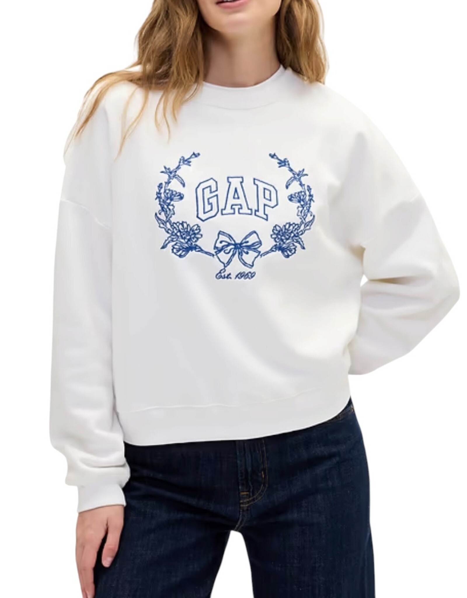 Gap Gap Sweatshirt Relaxed Wedge Logo