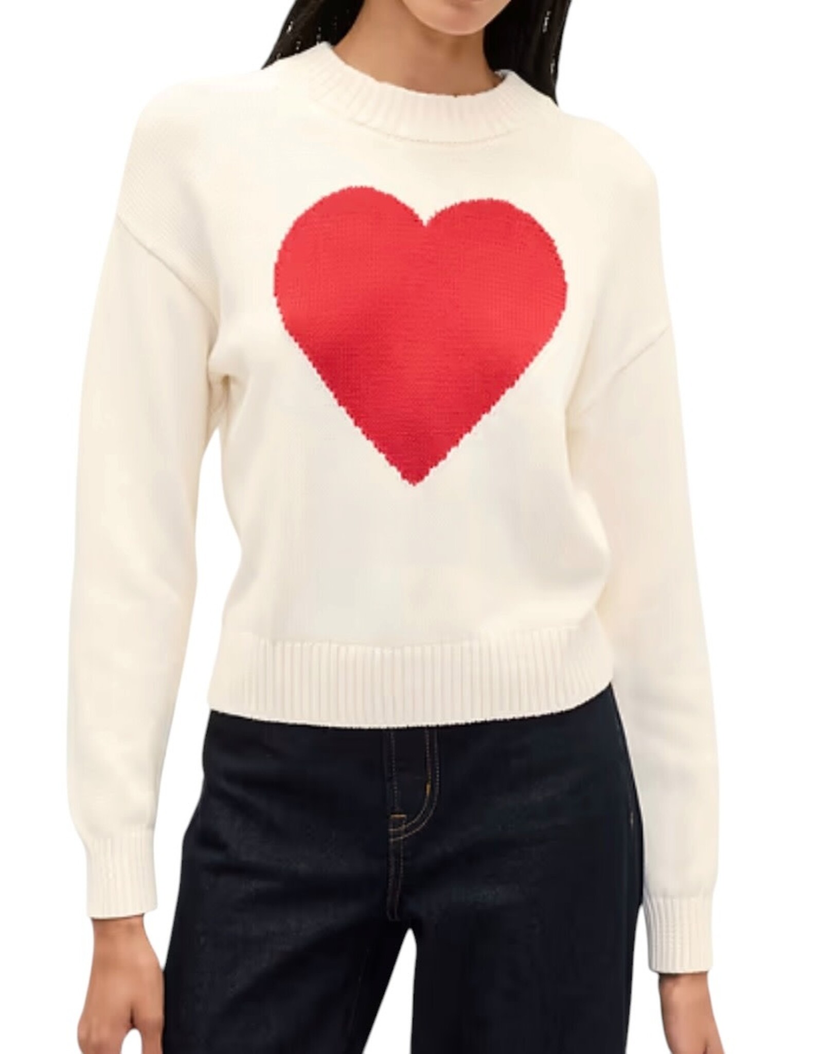 Gap Gap Sweater Relaxed Cropped Intarsia