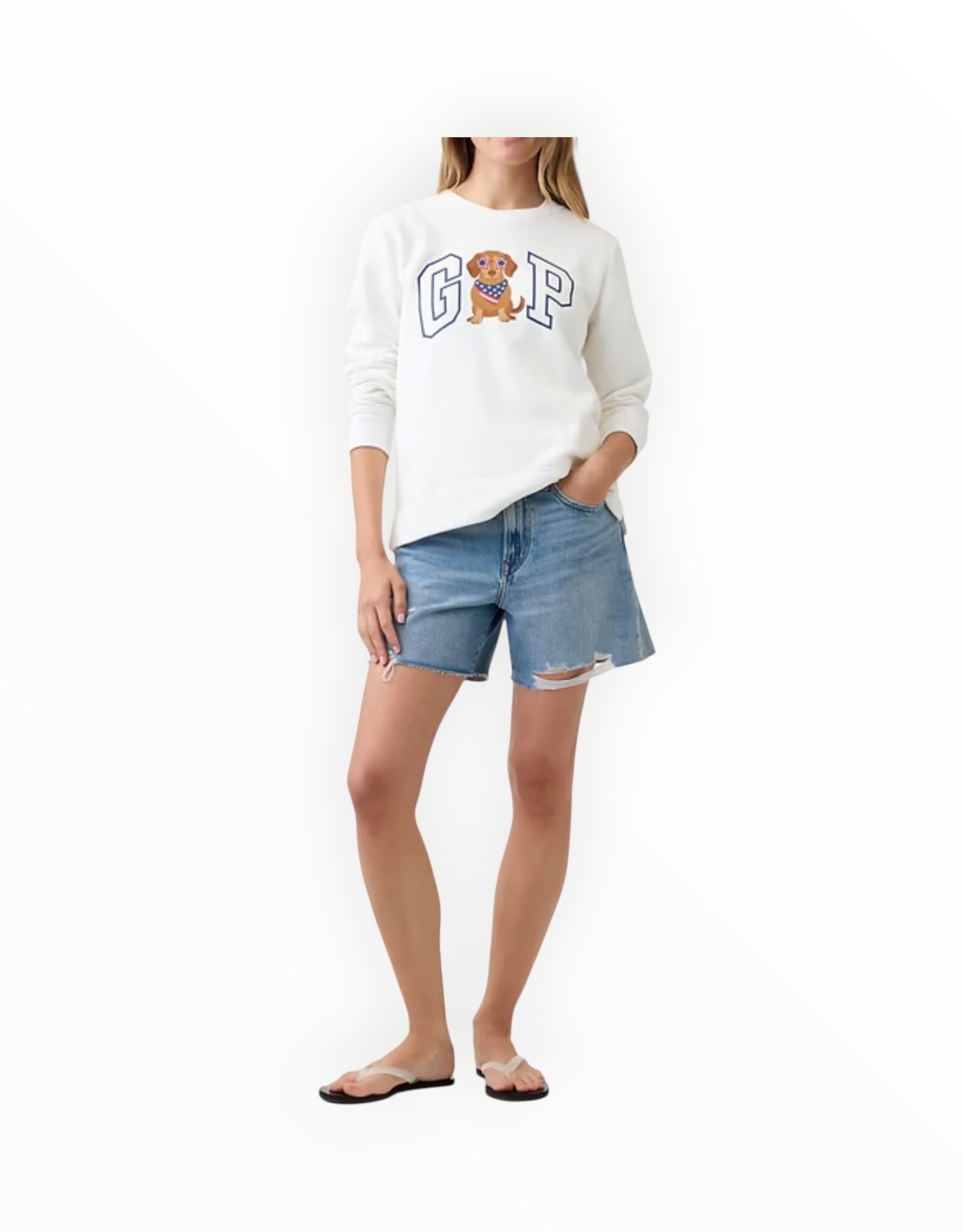 Gap Gap Relaxed Logo Sweatshirt