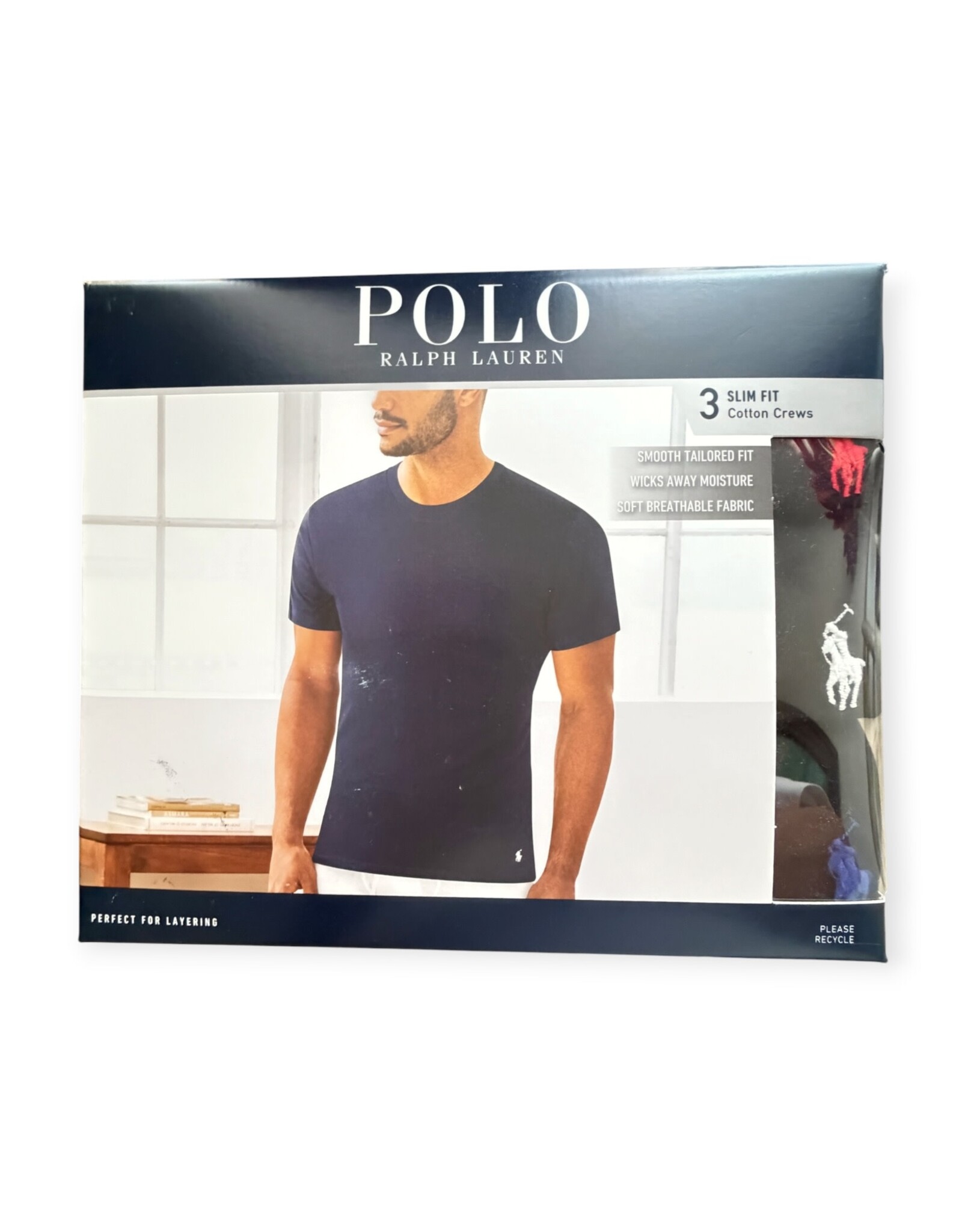 Polo Ralph Lauren Polo Ralph Lauren 3-Pack Slim Fit Crew Neck T-Shirt Cotton