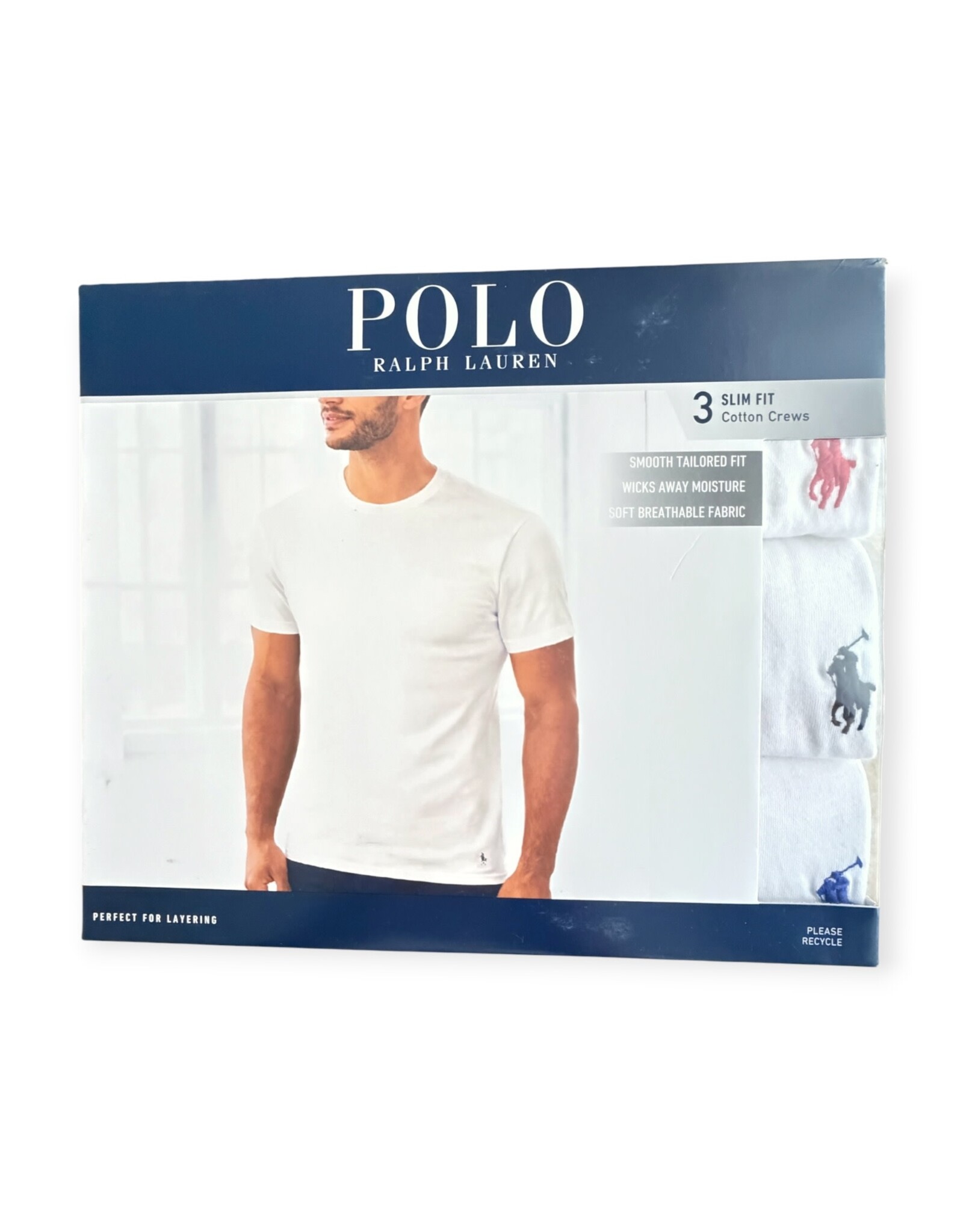 Polo Ralph Lauren Polo Ralph Lauren 3-Pack Slim Fit Crew Neck T-Shirt Cotton