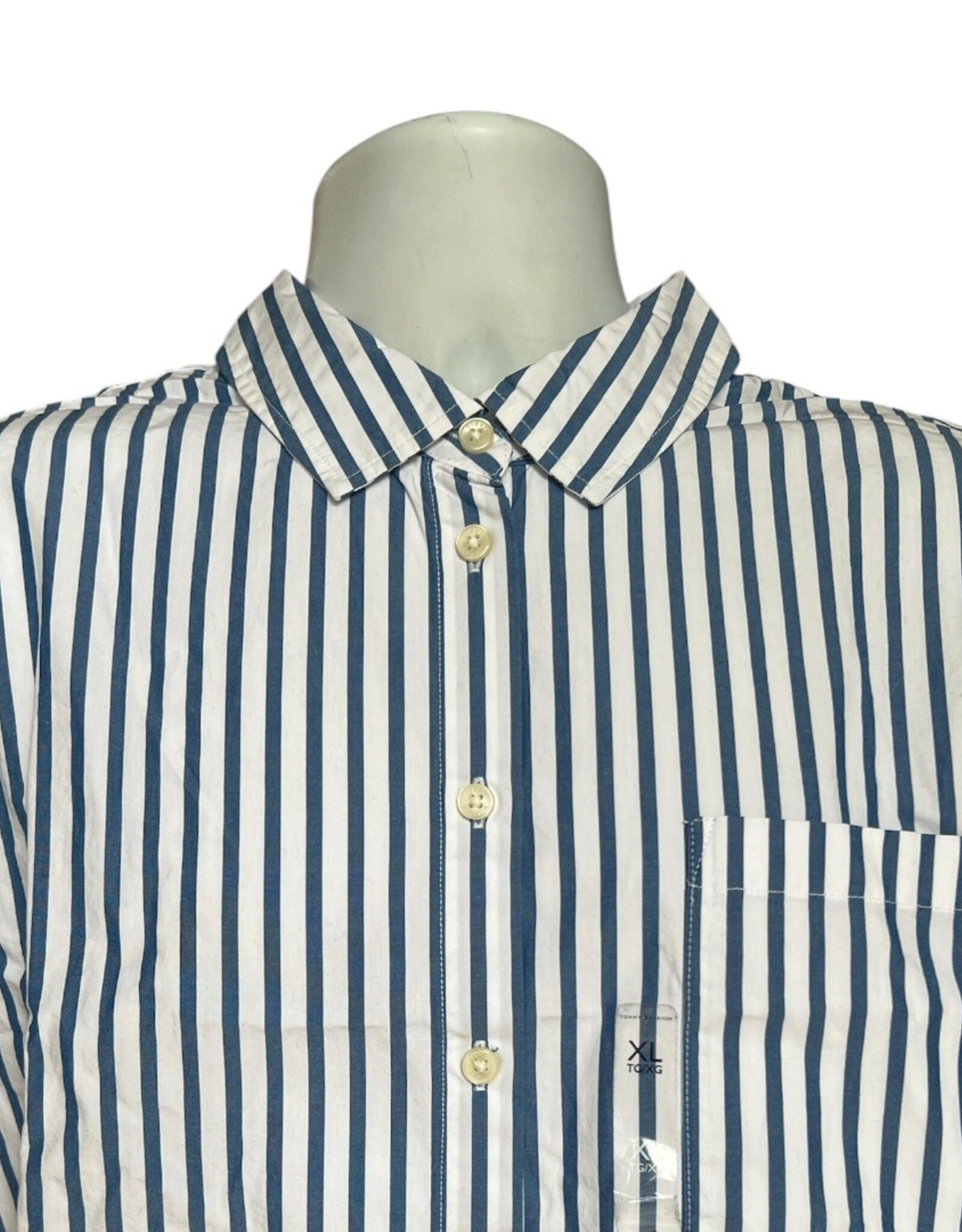 Tommy Hilfiger Tommy Hilfiger Long Sleeved Polo Shirt Relaxed Poplin