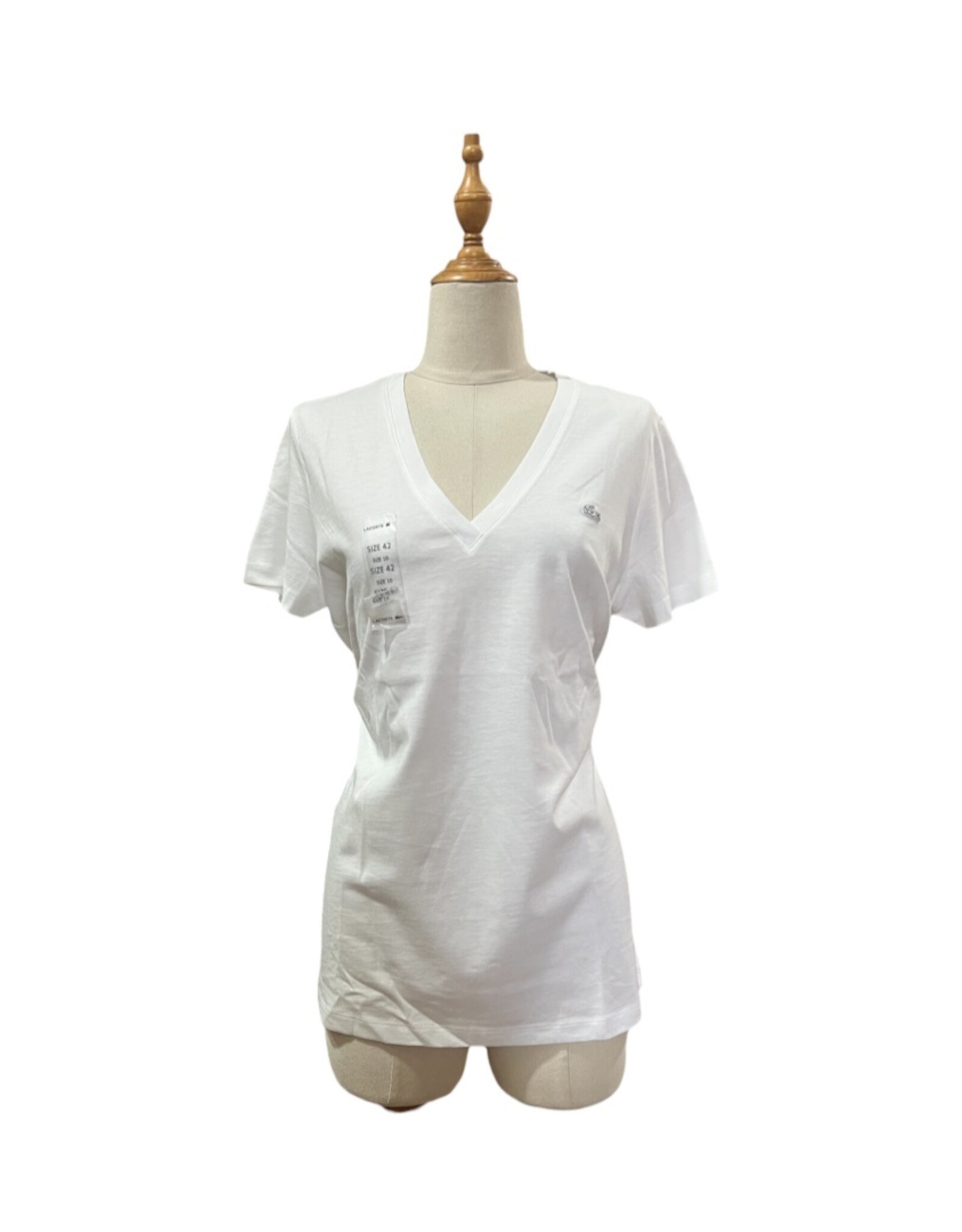 Lacoste Lacoste V-Neck T-Shirt 100% Cotton