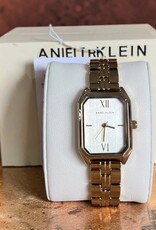 Anne Klein Anne Klein Watch Rectangular Champagne Dial Roman Numerals