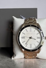 Vince Camuto Vince Camuto Watch Round Dial Two Tone Silver & Yellow Gold Tone
