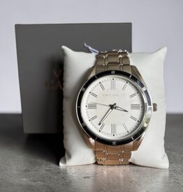 Vince Camuto Vince Camuto Watch Round Dial Two Tone Silver & Yellow Gold Tone