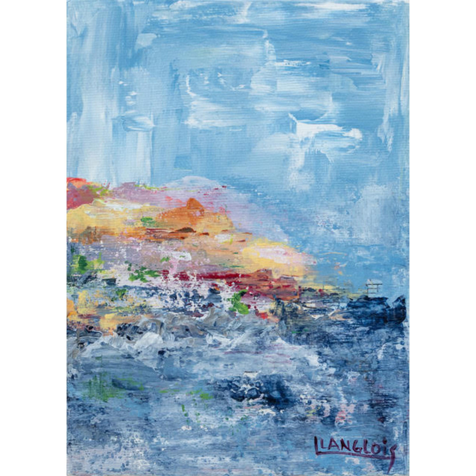 Toile acrylique « Littoral »