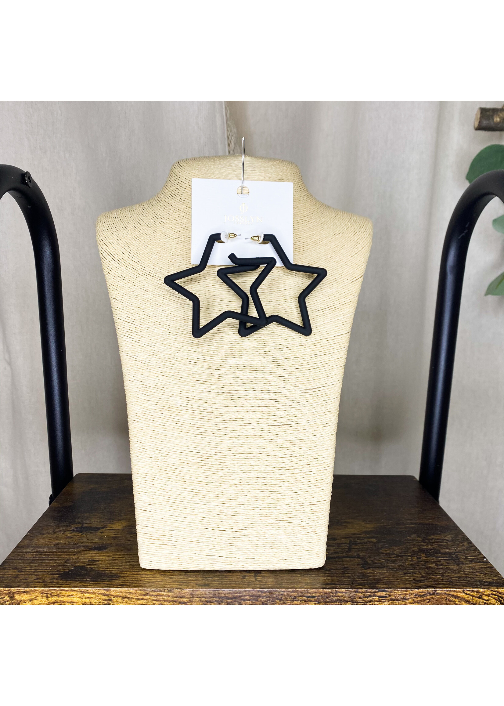 Acrylic Star Hoop ER