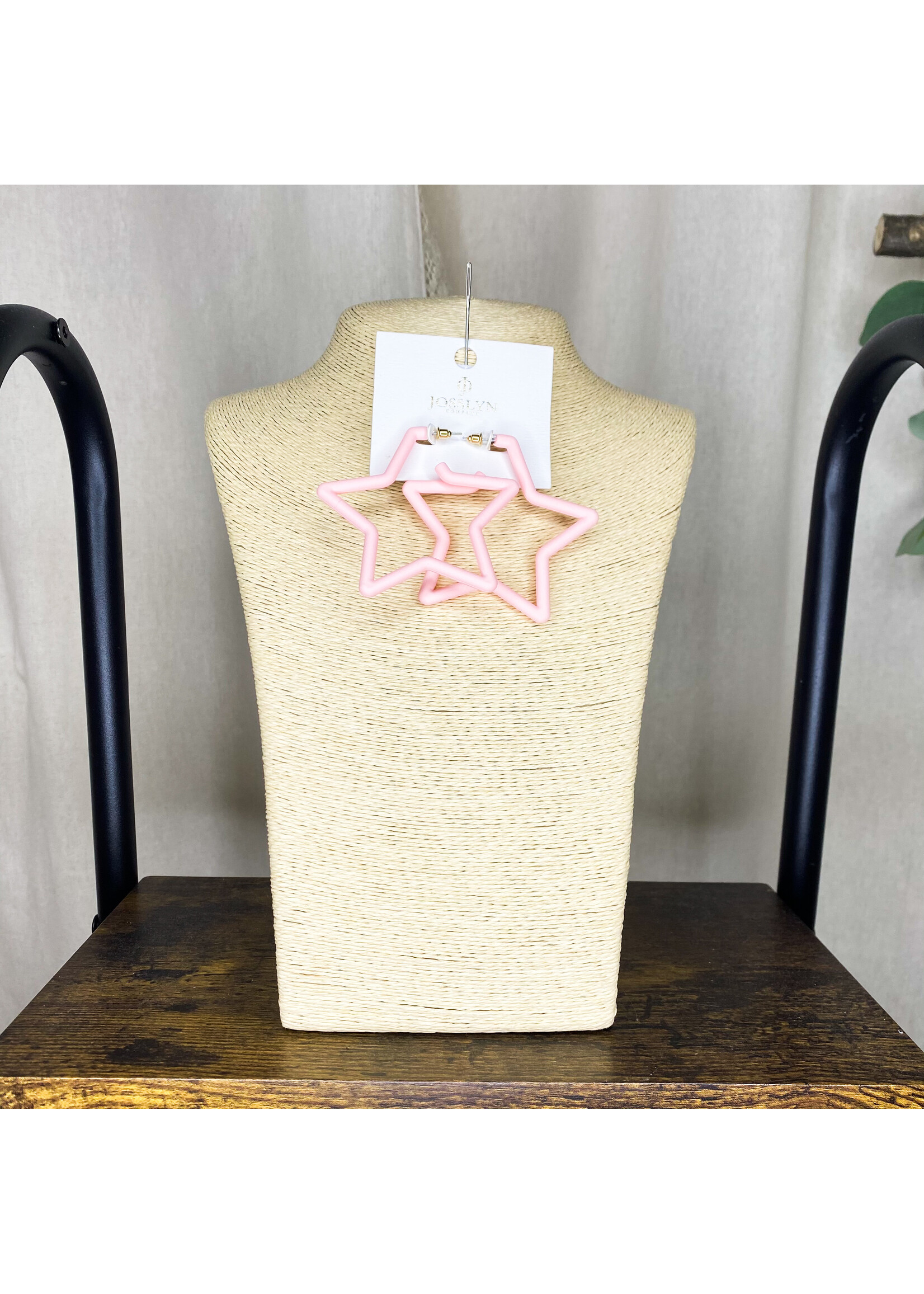 Acrylic Star Hoop ER