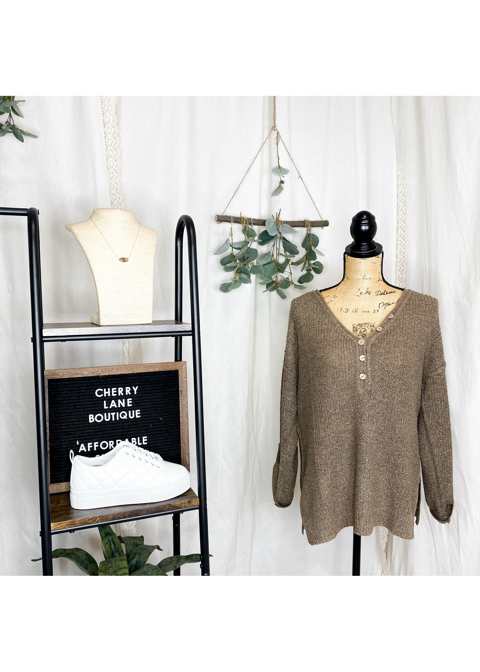 Counting Leaves Sweater