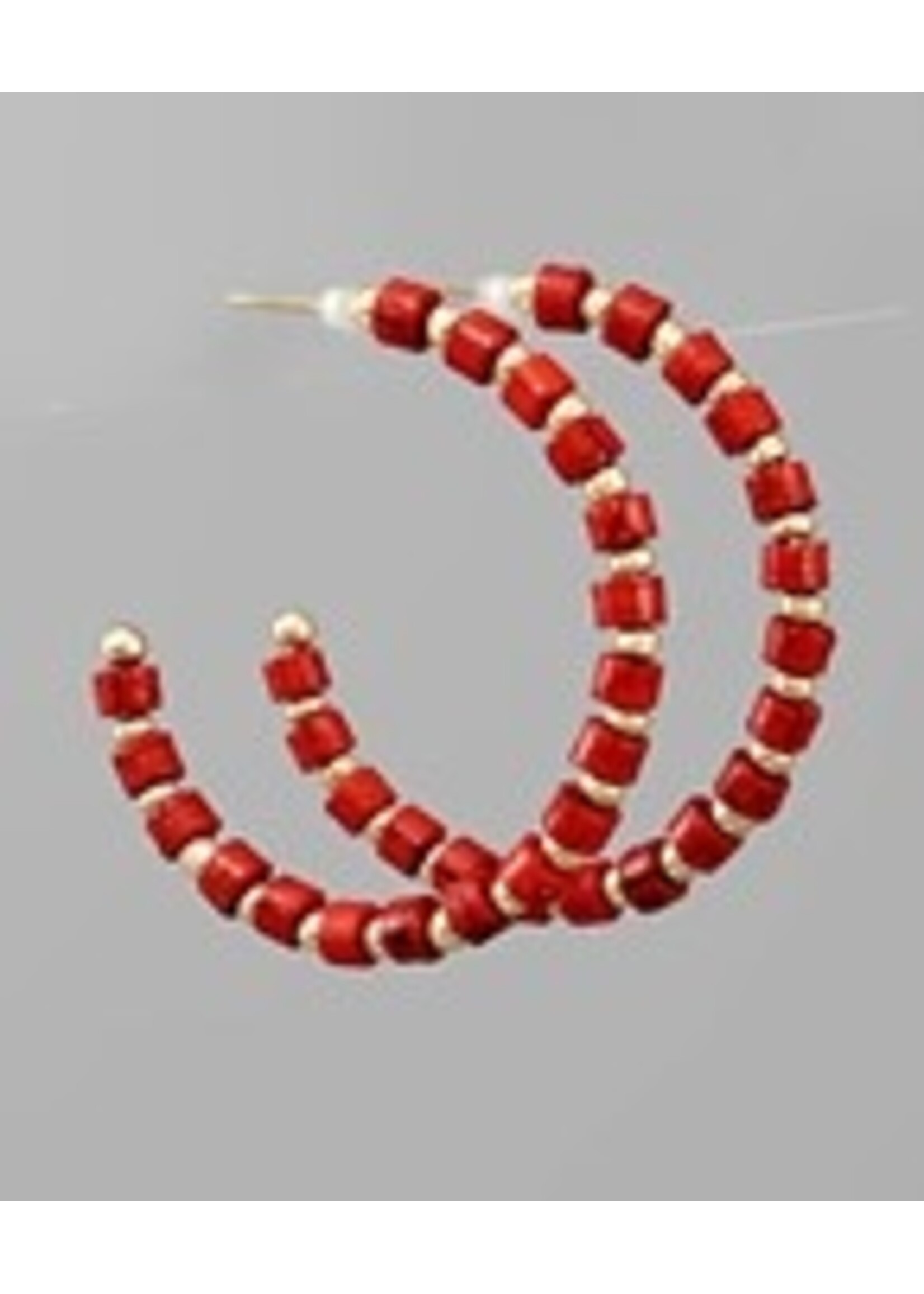 Color Bead Hoops