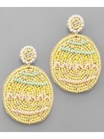 Easter Egg Beaded EAR