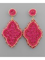 Pink Beaded Arbesque EAR