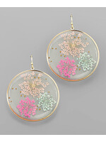 Flower Resin Earrings