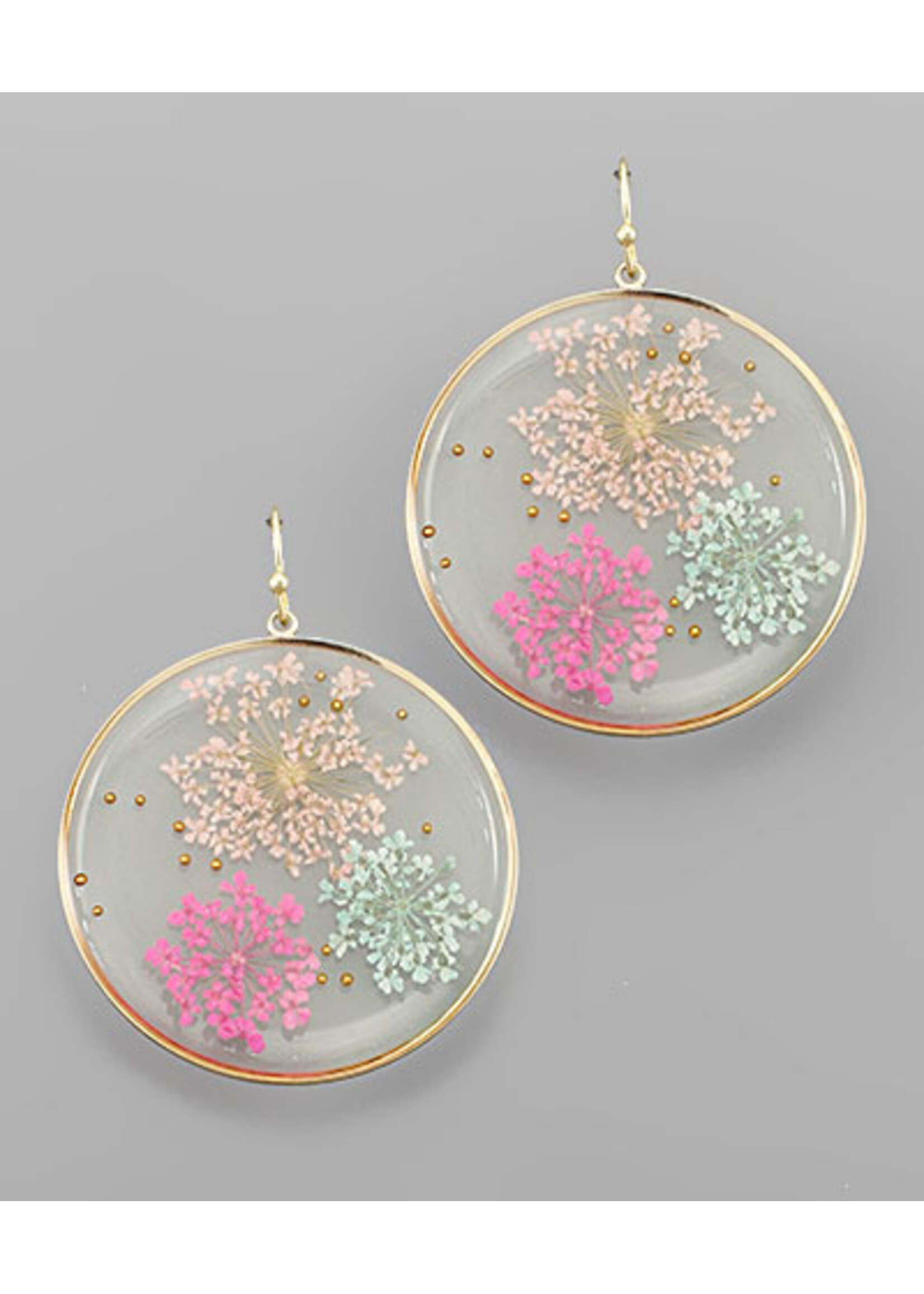 Flower Resin Earrings
