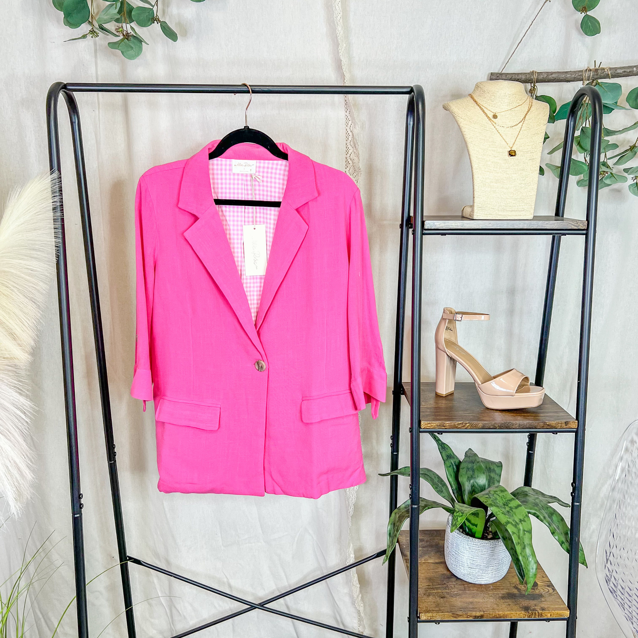 Beautiful Gaze Blazer The Cherry Lane Boutique