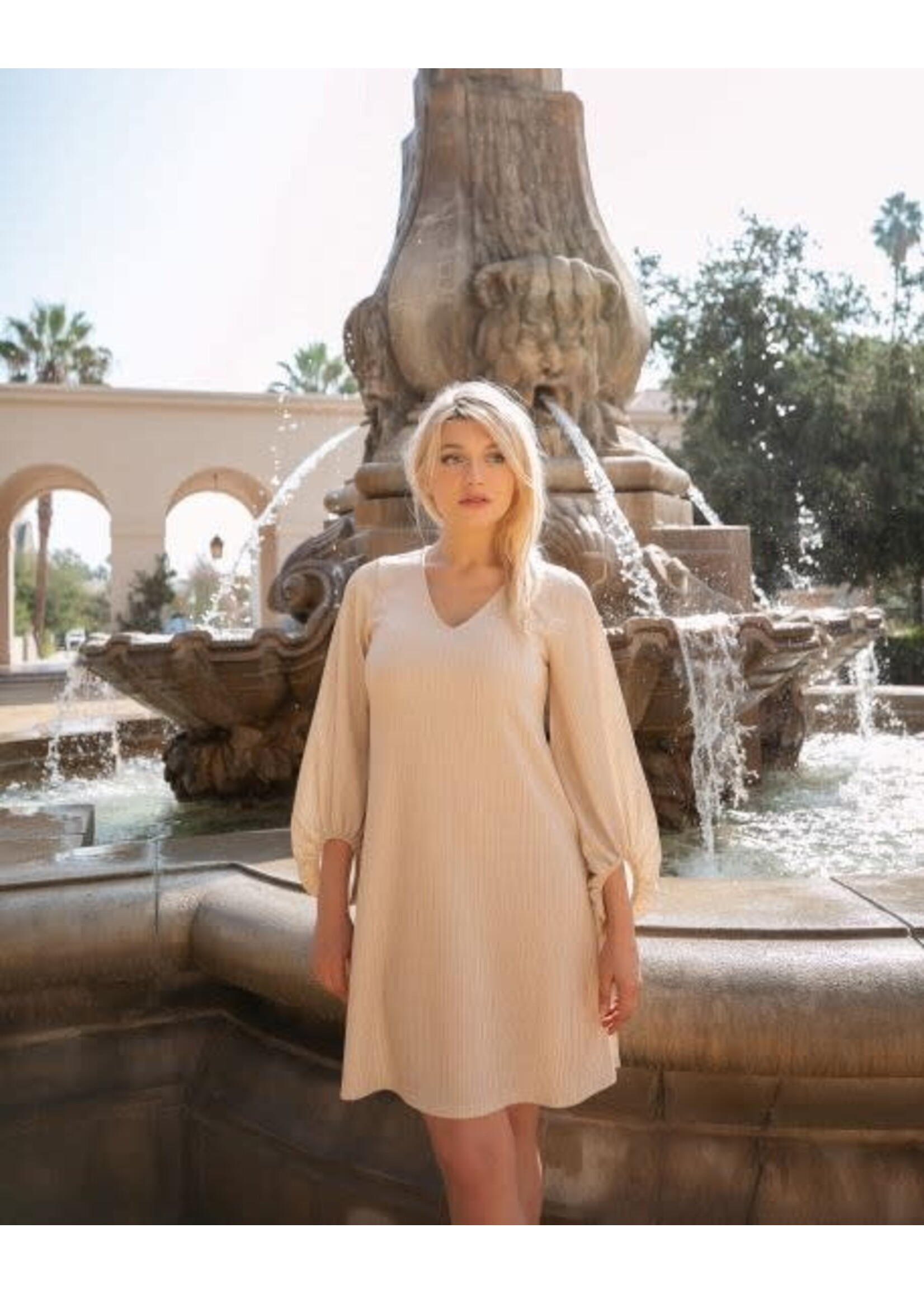 PL Pop The Bottles Bubble Sleeve Dress