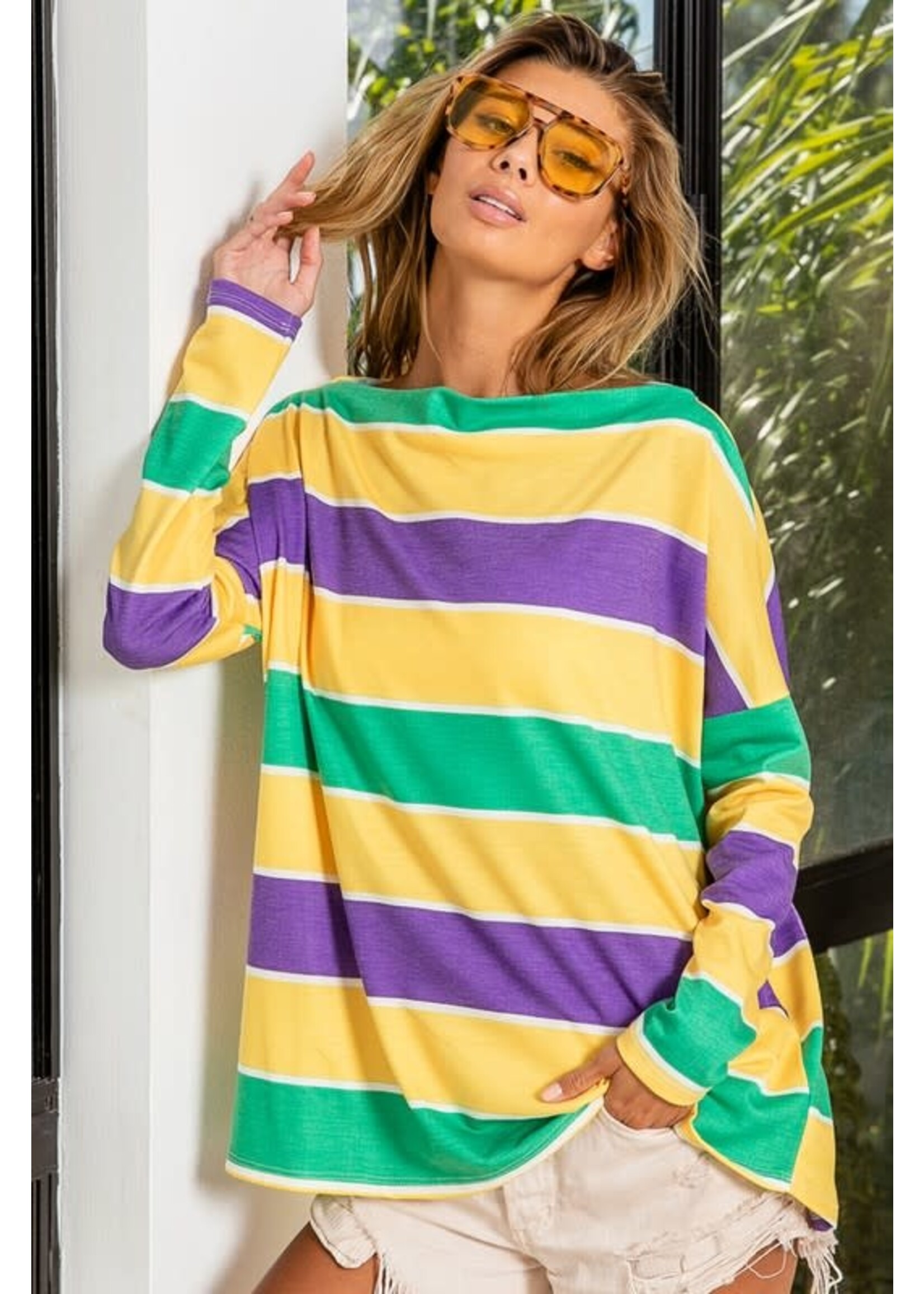 Pardi Gras LS Top