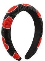 Beaded Heart Headband