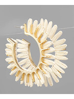 Raffia Trim Burst EAR