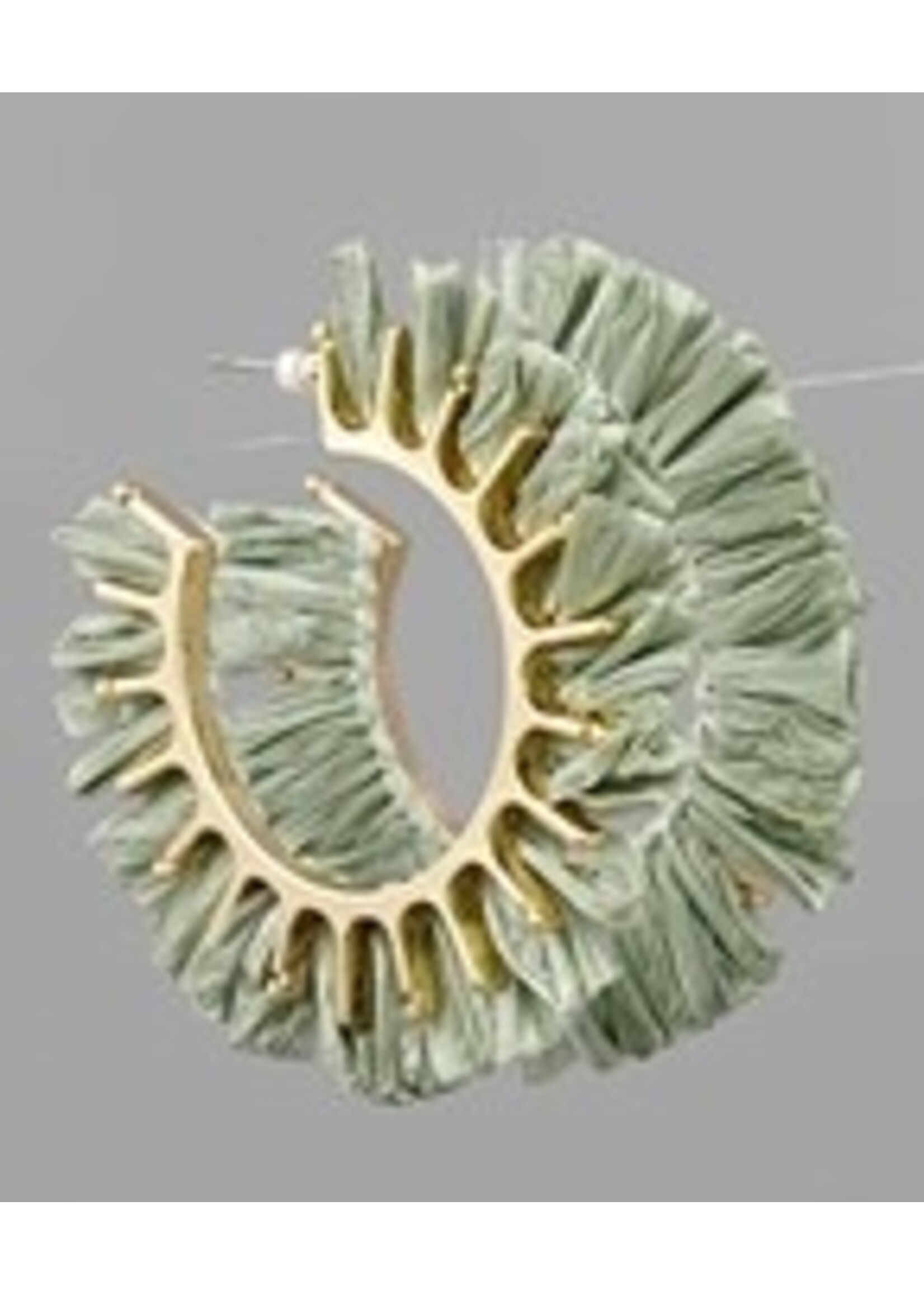 Raffia Trim Burst EAR