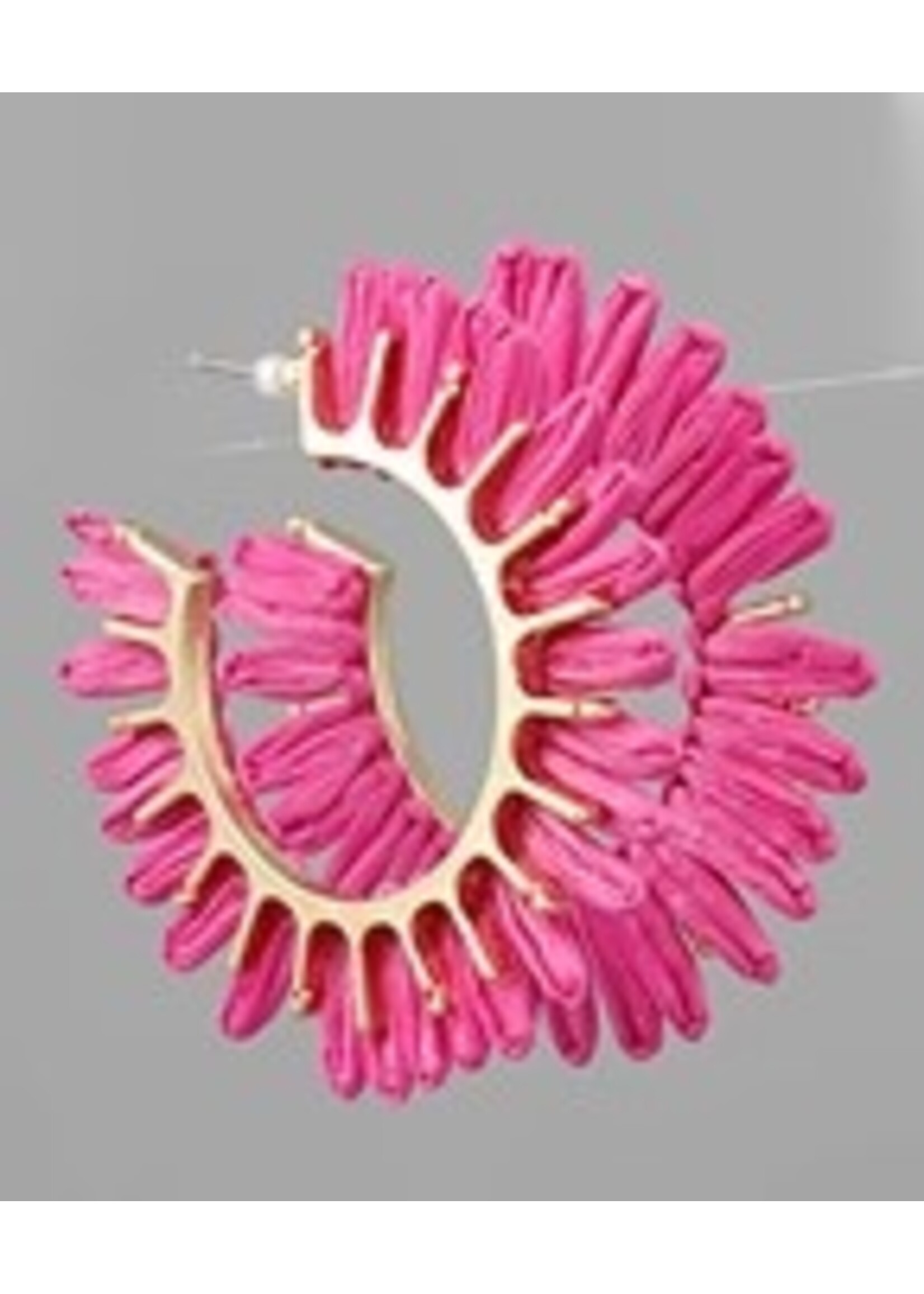 Raffia Trim Burst EAR