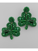 Shamrock Beaded EAR