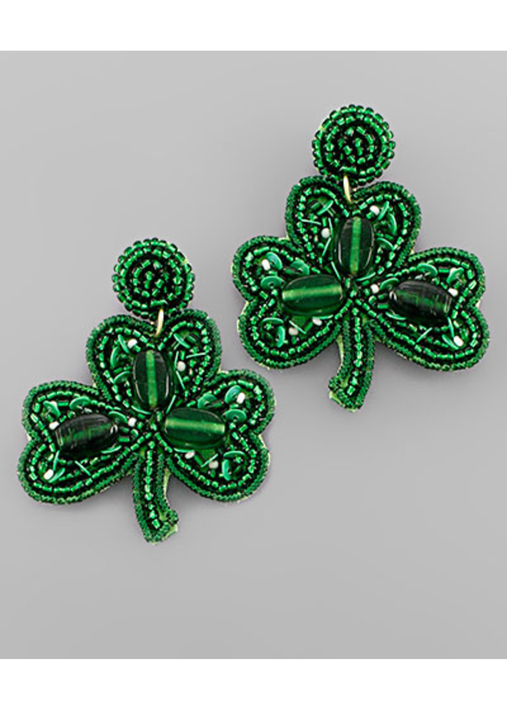 Shamrock Beaded EAR