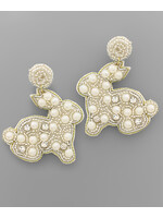 Pearl & Bead Rabbit EAR 2966