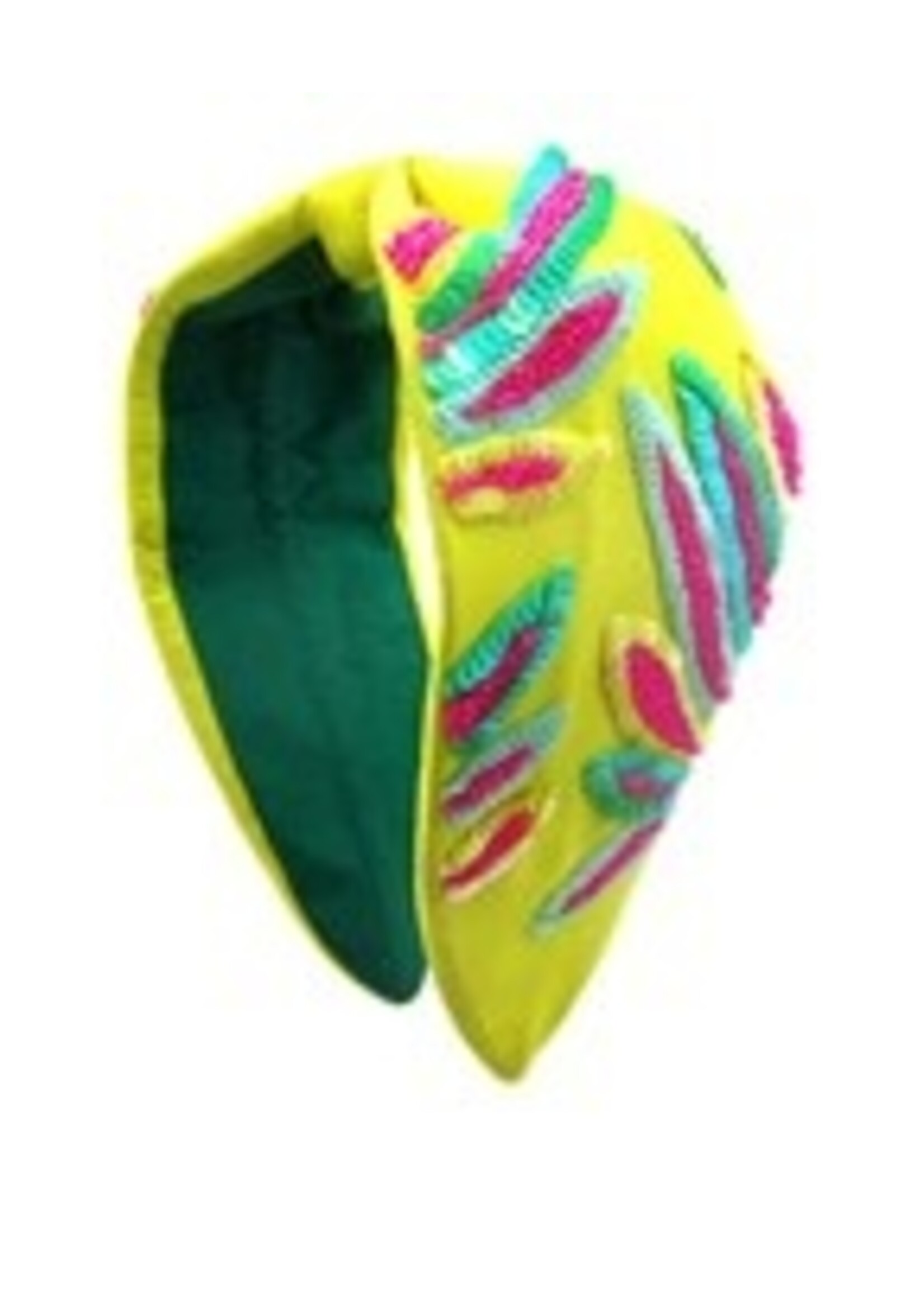 Sequin Feather Headband