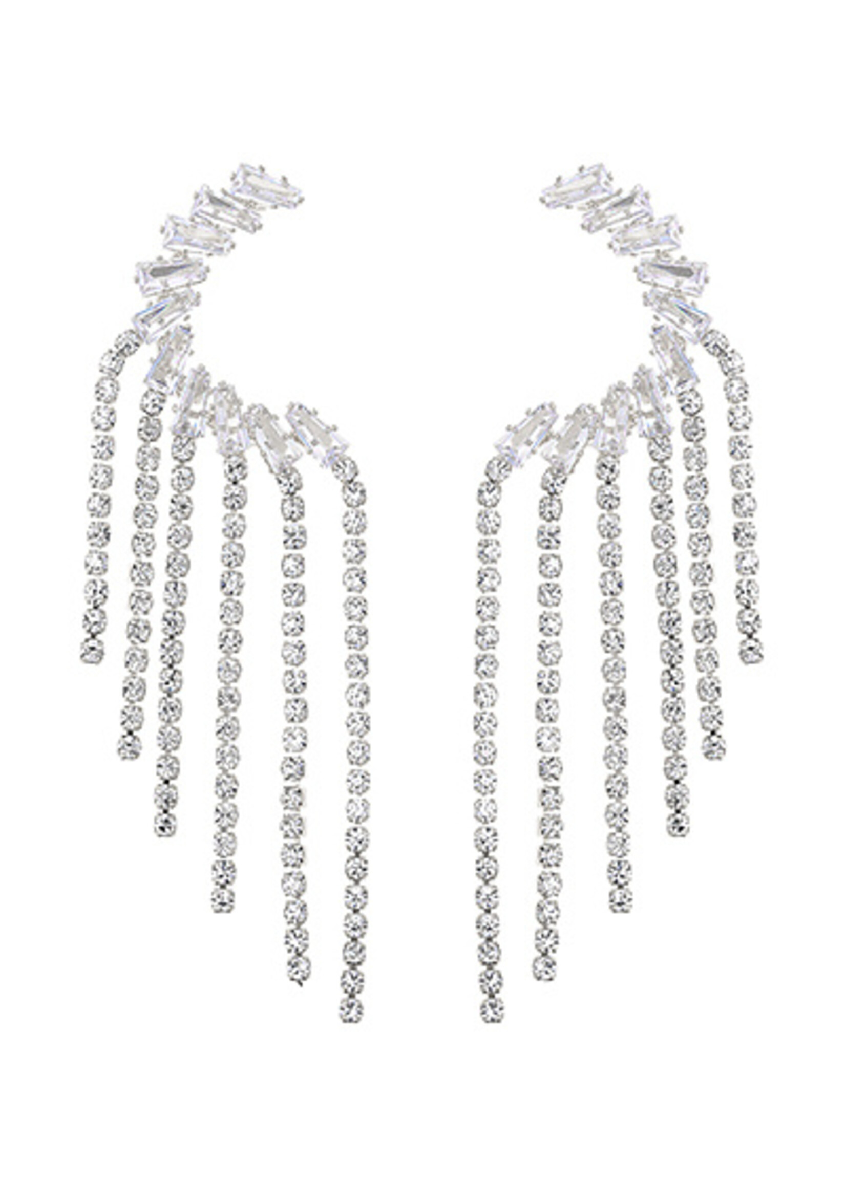 Baguette Fringe Hoop EAR