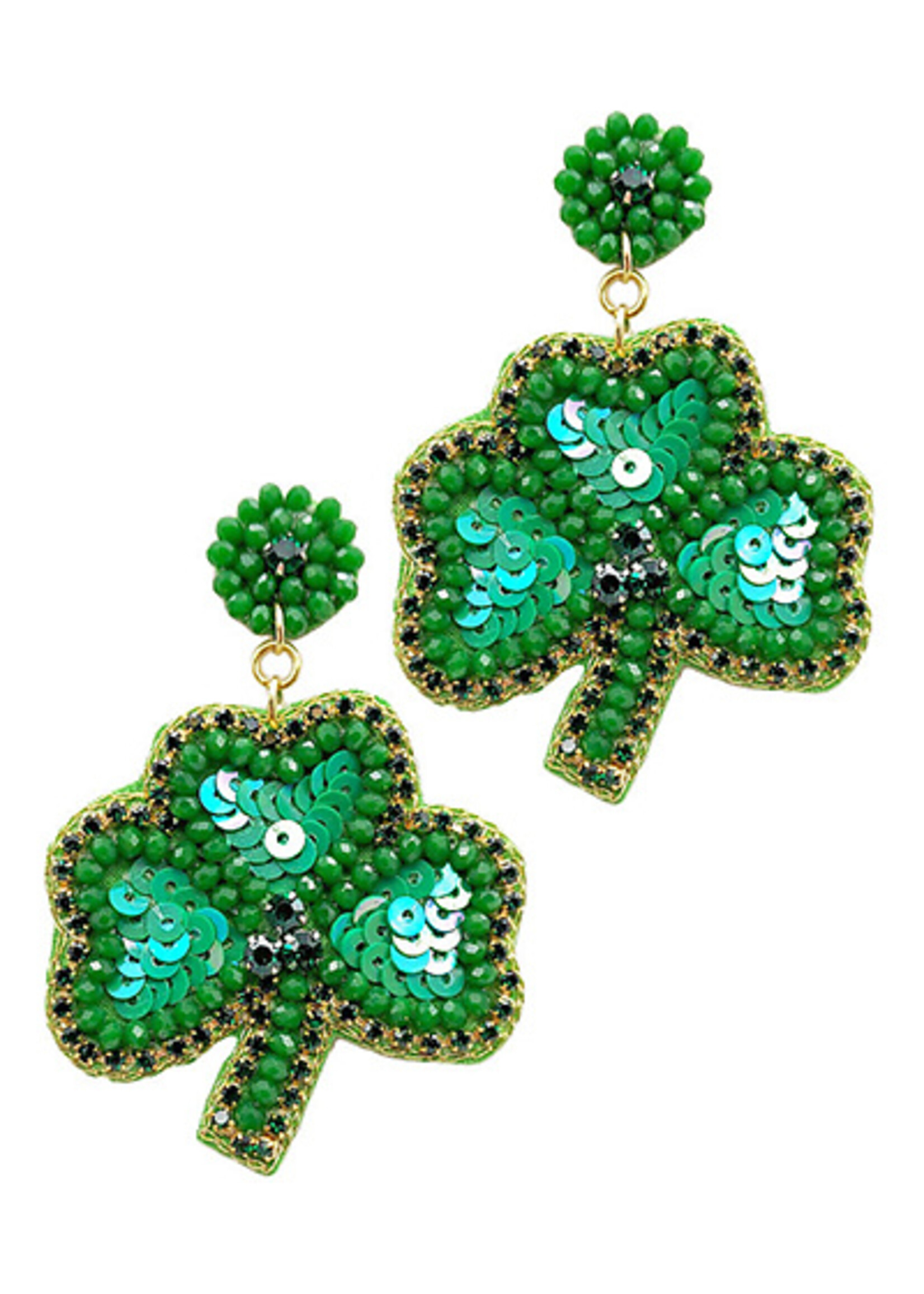 Sequin Shamrock EAR