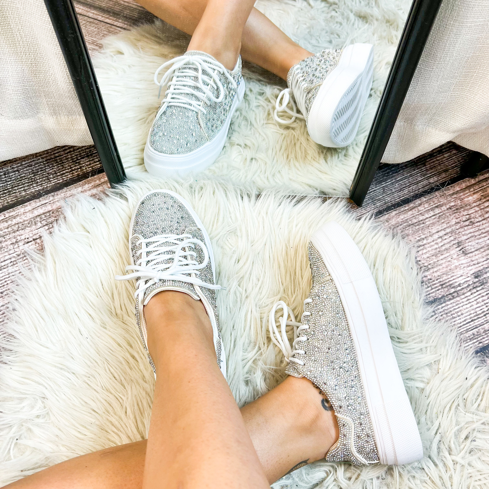 Corkys Bedazzle Sneakers - The Cherry Lane Boutique