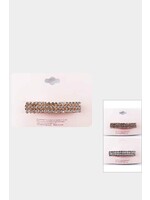 Rhinestone Rectangle Barrette