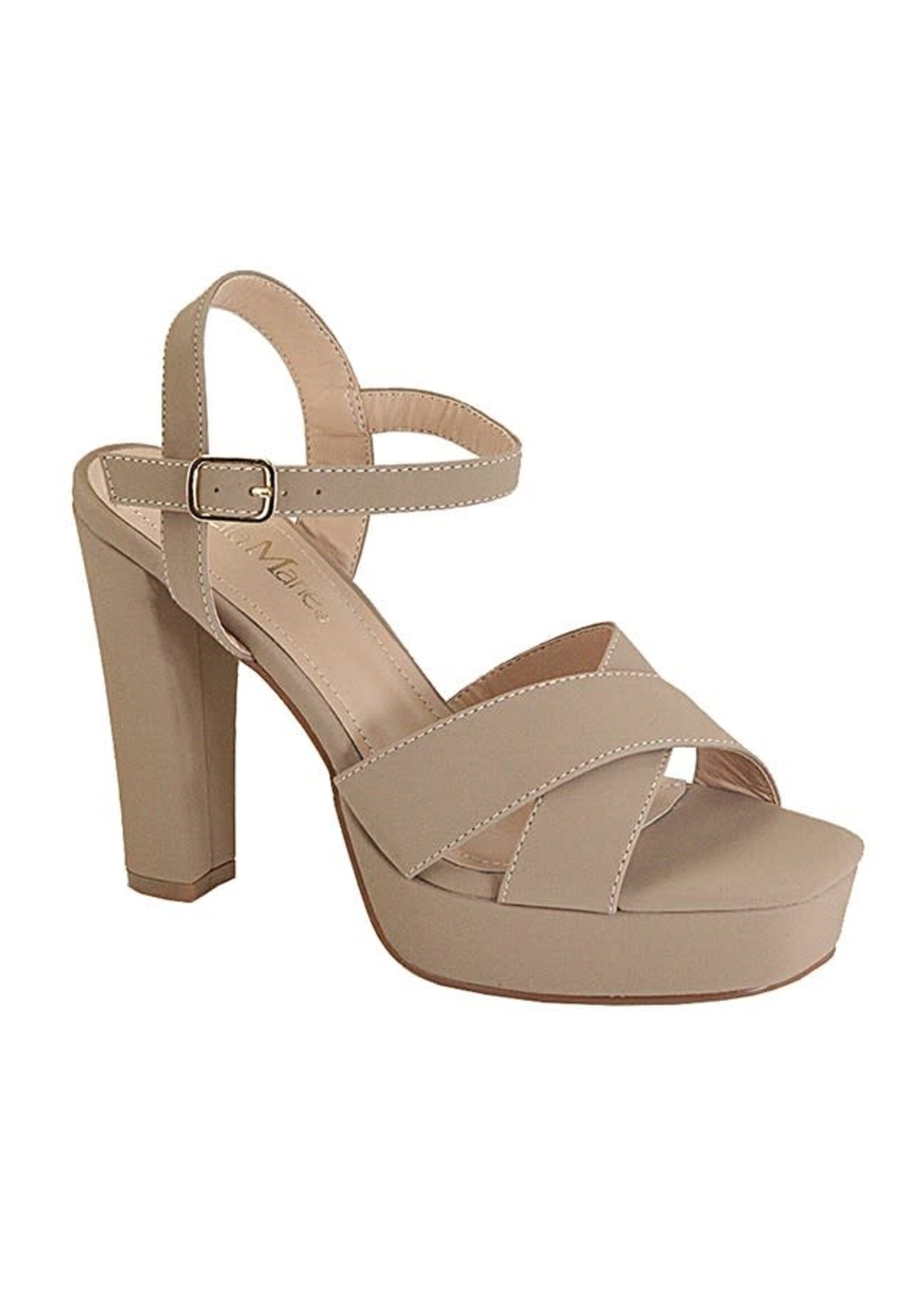 Bobbi CrissCross Platform Heel