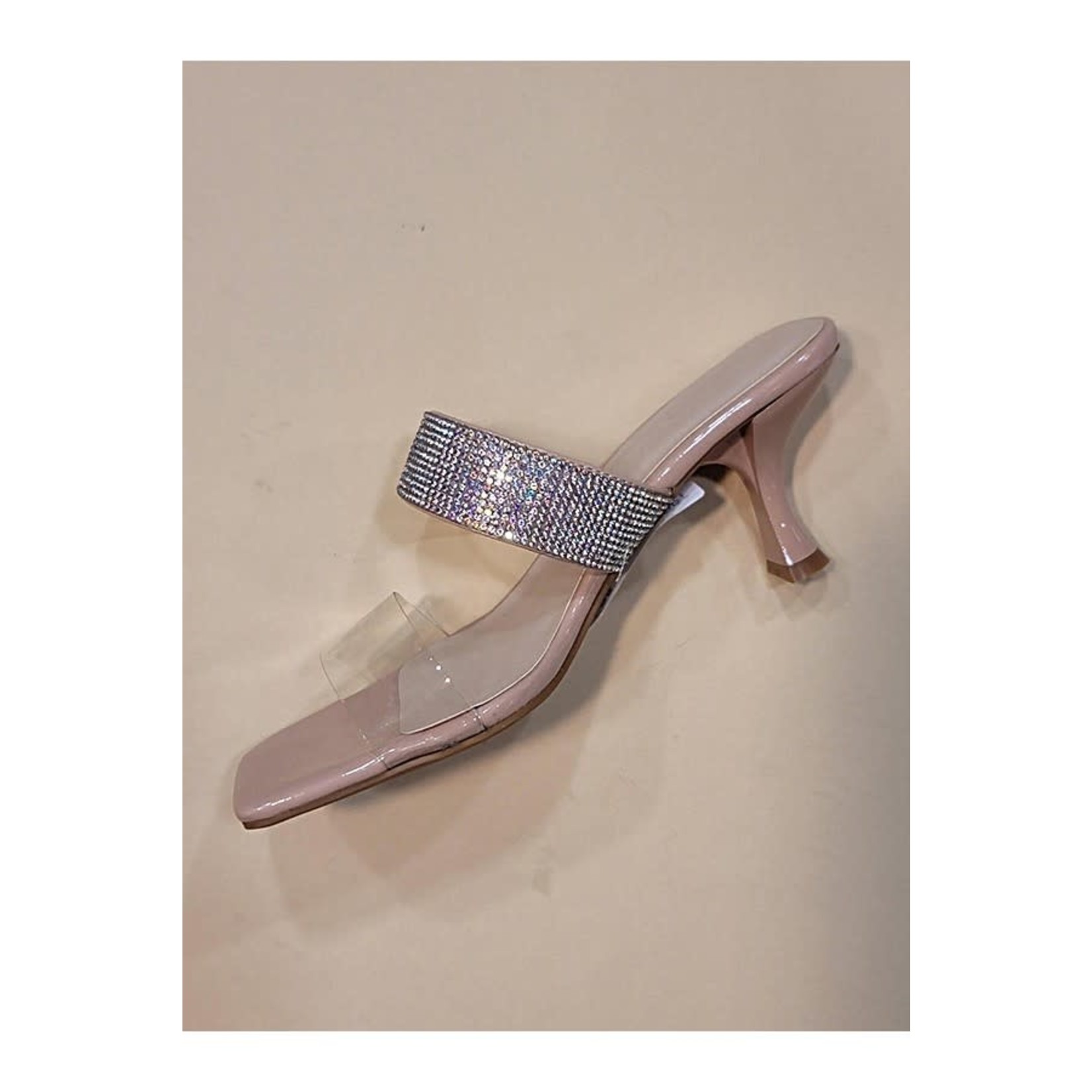 Buy Tic Tac Toe Grey Rainbow Butterfly 2 Strap Block Heels Online