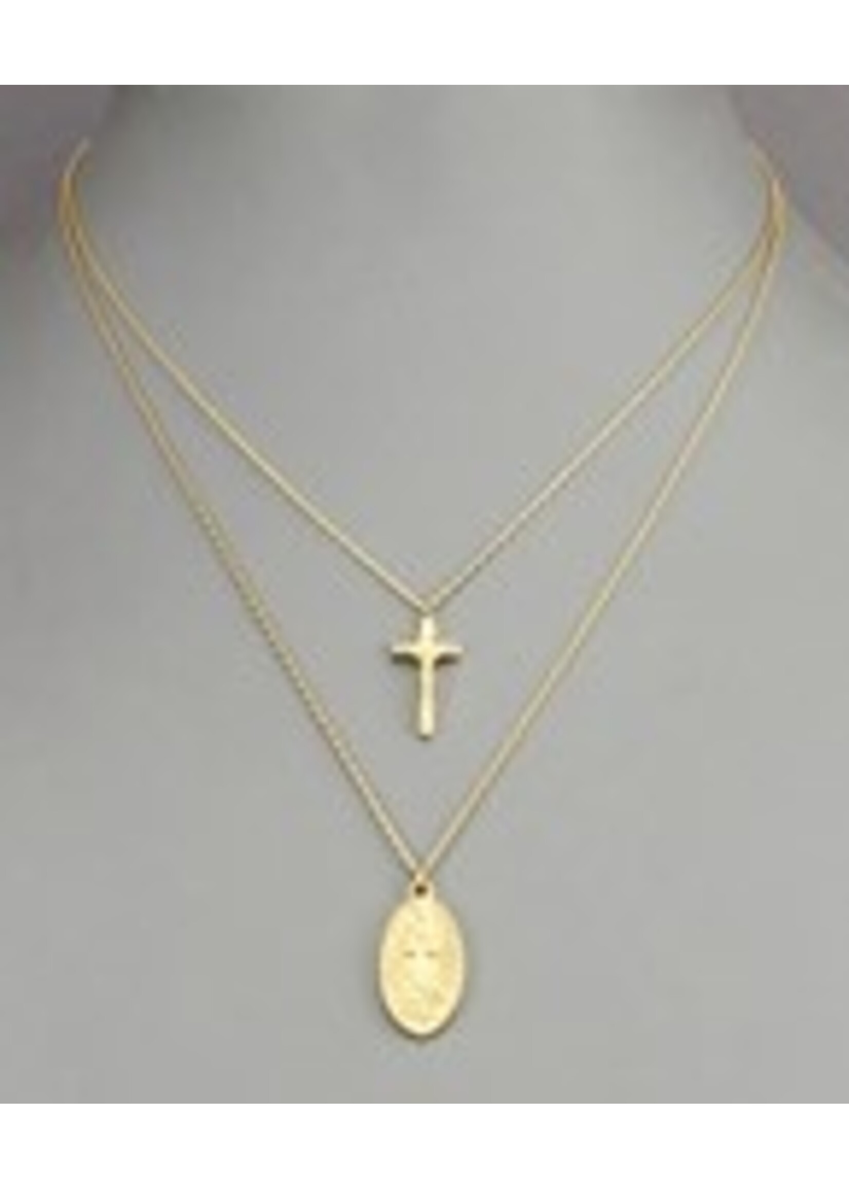 Saint Mary & Cross Choker