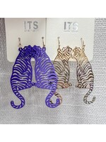 Sitting Tiger Earring