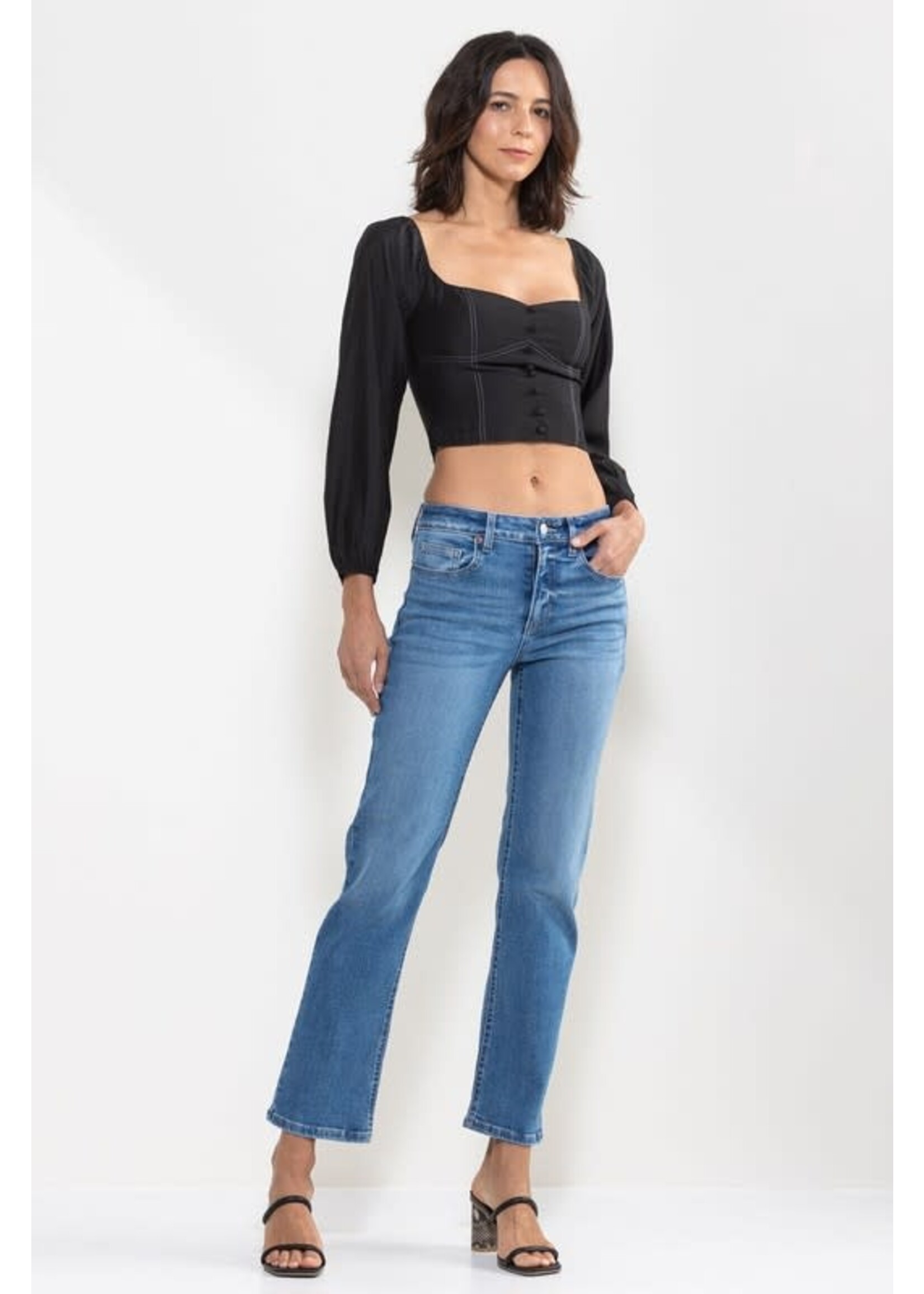 Jubilee Straight Cut Jeans - The Cherry Lane Boutique