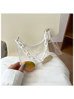 Link Chain Clear Purse