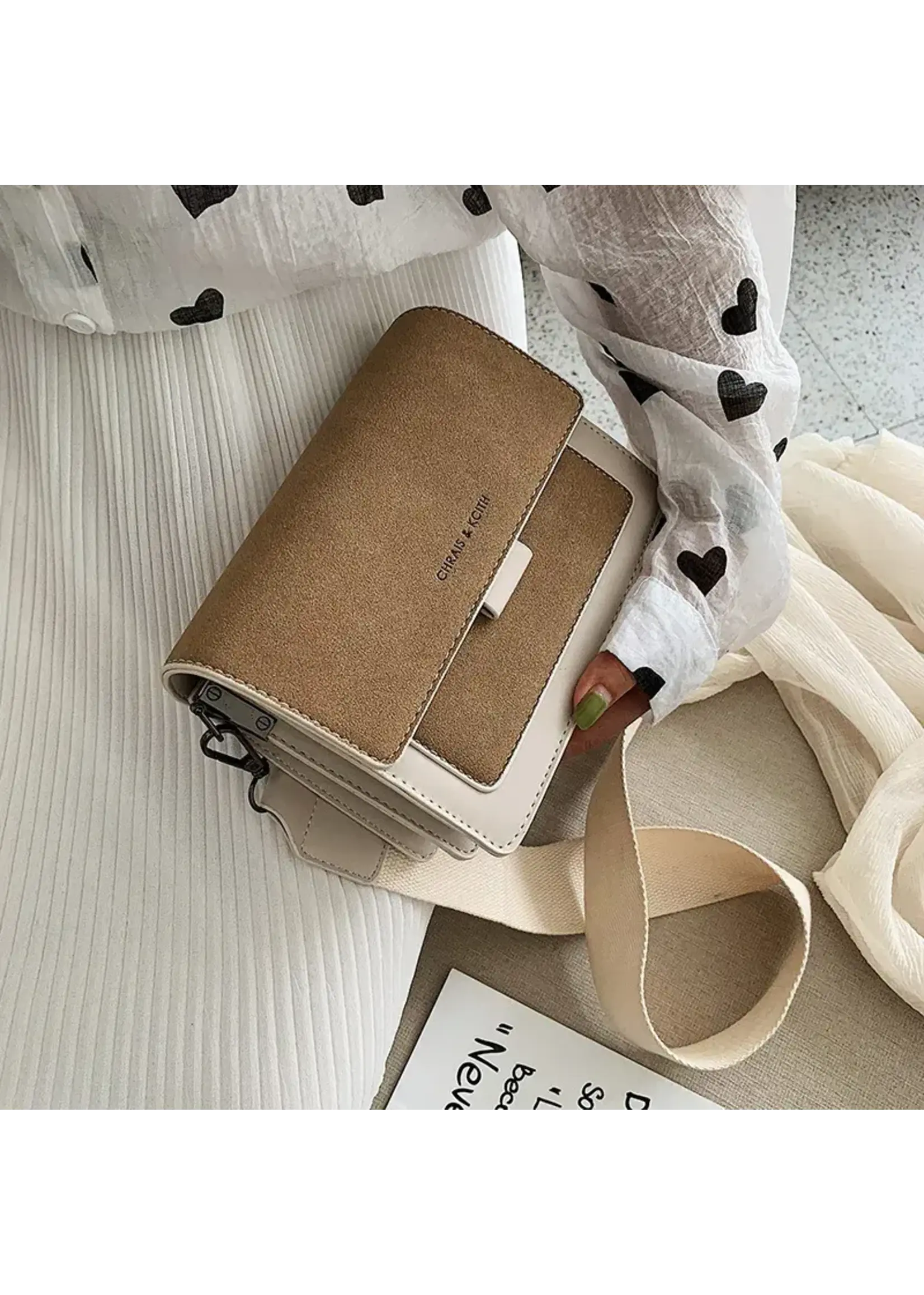 Square Suede Purse