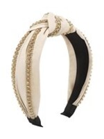 Cream & Gold Heaband