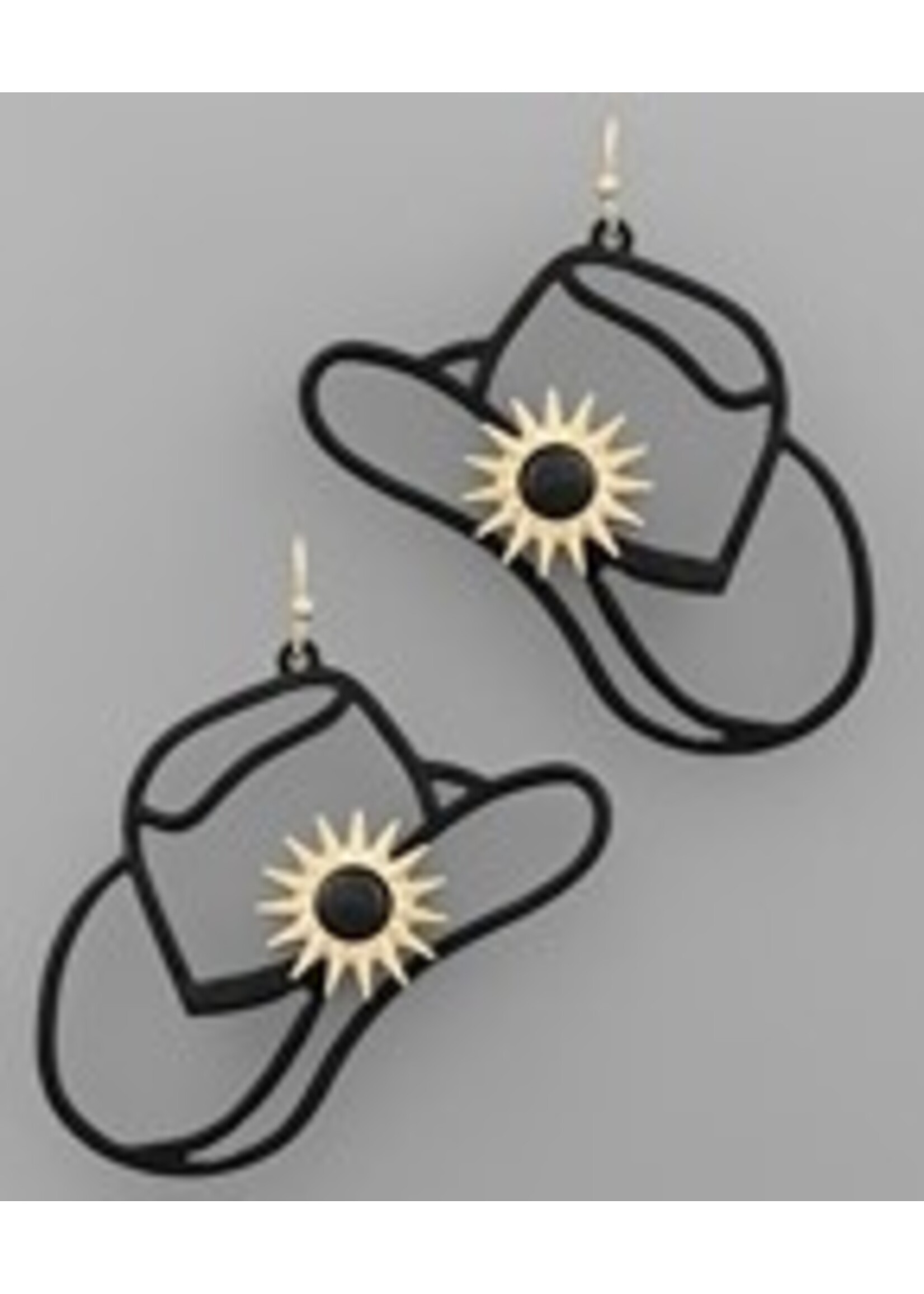 Metal Cowboy Hat EAR