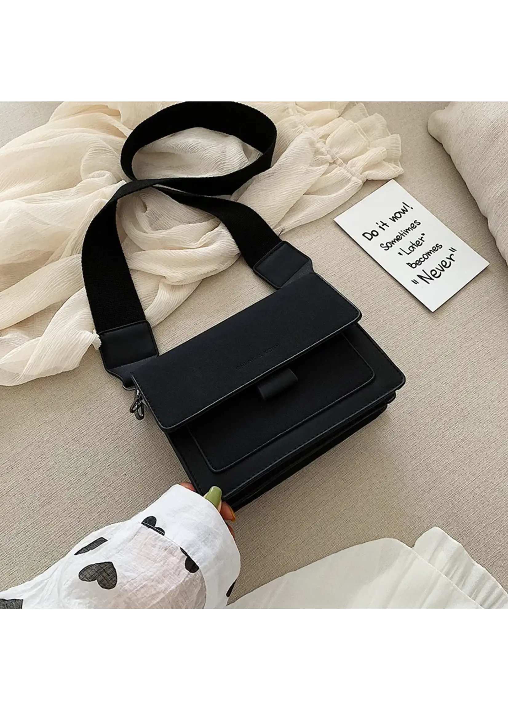 Square Suede Purse
