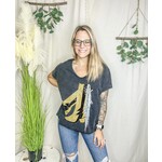 Embroidered Sequin Saints Shirt - The Cherry Lane Boutique