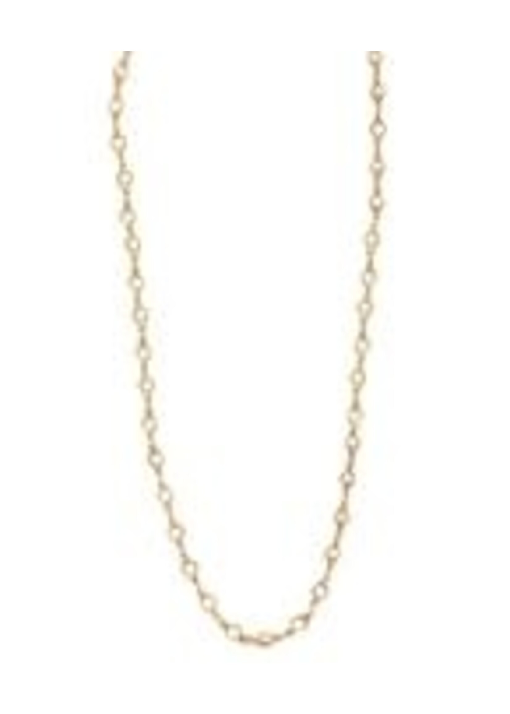 Crystal Linked Long Necklace